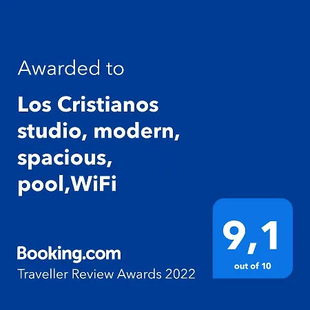 Cristianos Studio, Modern, Spacious, Pool,wifi Apartment